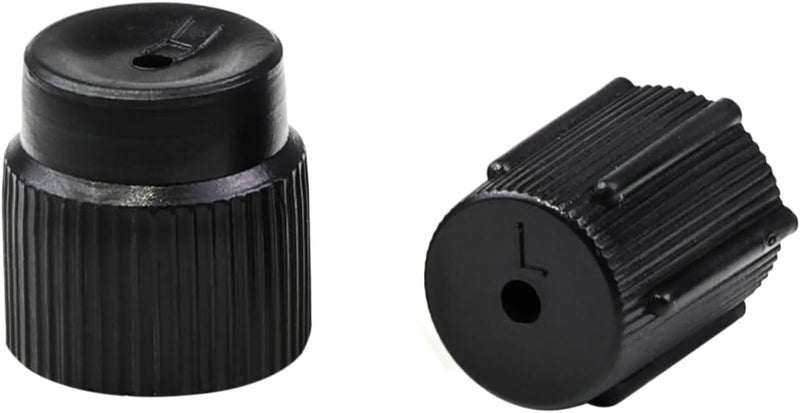 Rawsomes Air Conditioner Valve Covers, High Pressure Caps Low Pressure Caps with Sign on Top, 10PCS ABS Universal Replacement Installation Accessory for Most Cars - Image 3